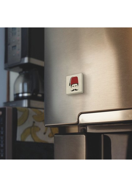 Osmanlı Erkek Ikon Baskılı Doğaltaş MAGNETKRT-109BUZDOLABI Süsü fiyatları