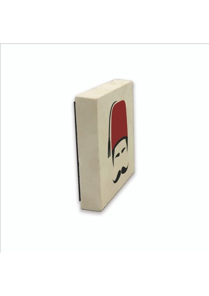 Osmanlı Erkek Ikon Baskılı Doğaltaş MAGNETKRT-109BUZDOLABI Süsü fırsatları