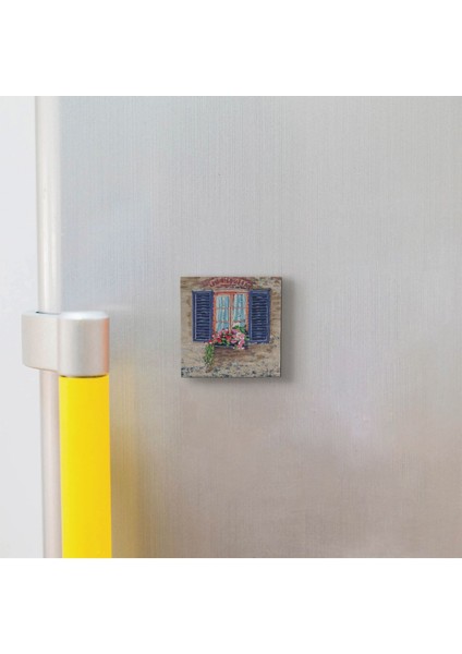 Italya Görseli Baskılı Doğaltaş MAGNETKRG-060BUZDOLABI Süsü modelleri