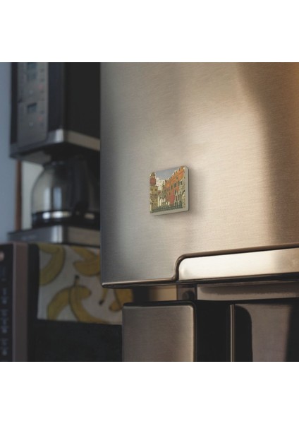 Italya Görseli Baskılı Doğaltaş MAGNETKRG-056BUZDOLABI Süsü fiyatları