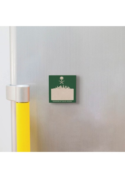 Suudi Arabistan Görseli Baskılı Doğaltaş MAGNETKRG-072BUZDOLABI Süsü modelleri
