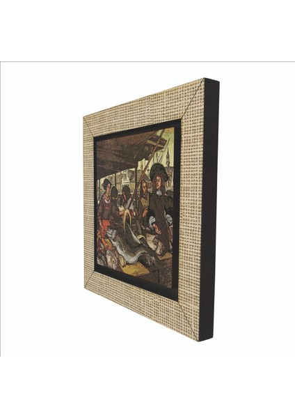 Hollanda Balık Pazarı Baskılı Mdf MAGNETKRG-041BUZDOLABI Süsü indirimleri