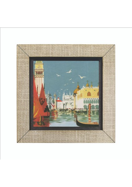 Venedik Görseli Baskılı Mdf MAGNETKRG-048BUZDOLABI Süsü fırsatları