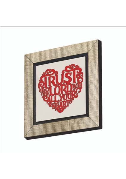 Özdeyişler 3:5-6 Baskılı Mdf MAGNETKRG-123BUZDOLABI Süsü