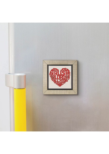 Özdeyişler 3:5-6 Baskılı Mdf MAGNETKRG-123BUZDOLABI Süsü modelleri