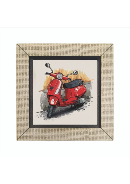 Italya Görseli Baskılı Mdf MAGNETKRG-061BUZDOLABI Süsü fırsatları