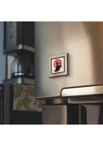 Ispanyol Flamenko Dansçısı Baskılı Mdf MAGNETKRG-063BUZDOLABI Süsü fiyatları