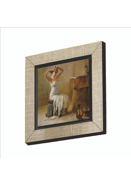 Banyo Sonrası Theodore Jacques Ralli, 1901 Baskılı Mdf MAGNETKRT-142BUZDOLABI Süsü