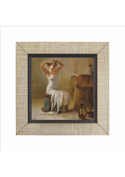 Banyo Sonrası Theodore Jacques Ralli, 1901 Baskılı Mdf MAGNETKRT-142BUZDOLABI Süsü fırsatları