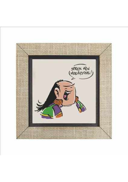 Haagse Harry Hollanda Çizgiroman Karakteri Baskılı Mdf MAGNETKRG-043BUZDOLABI Süsü fırsatları