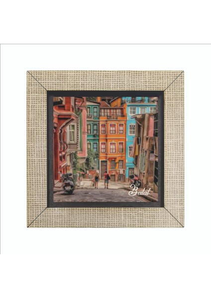 Istanbul-Balat Baskılı Mdf MAGNETKRT-054BUZDOLABI Süsü fırsatları