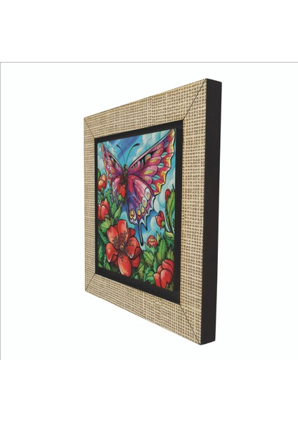 Kelebek Baskılı Mdf MAGNETKRG-153BUZDOLABI Süsü indirimleri