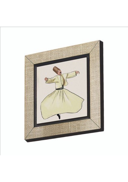 Semazen Baskılı Mdf MAGNETKRT-077BUZDOLABI Süsü