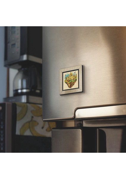 Kapadokya Baskılı Mdf MAGNETKRT-116BUZDOLABI Süsü fiyatları