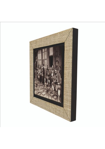 Istanbul’da Bir Kahvehane Fotoğraf, 1905 Baskılı Mdf MAGNETKRT-136BUZDOLABI Süsü indirimleri