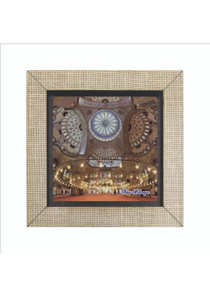 Sultanahmet Camii Içi Baskılı Mdf MAGNETKRT-016BUZDOLABI Süsü