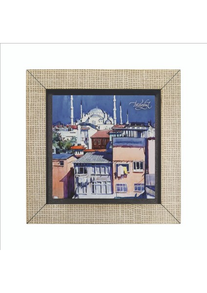 Sultanahmet Camii Baskılı Mdf MAGNETKRT-015BUZDOLABI Süsü