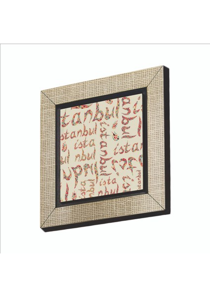Istanbul Baskılı Mdf MAGNETKRT-057BUZDOLABI Süsü