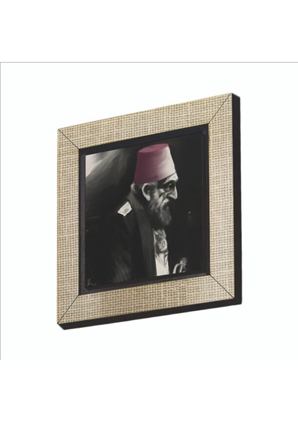 2. Abdülhamid Baskılı Mdf MAGNETKRT-097BUZDOLABI Süsü