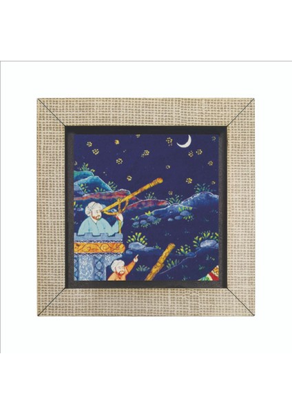 Osmanlı Müneccim Minyatürü Baskılı Mdf MAGNETKRT-121BUZDOLABI Süsü fırsatları