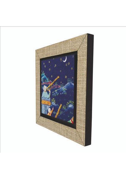 Osmanlı Müneccim Minyatürü Baskılı Mdf MAGNETKRT-121BUZDOLABI Süsü indirimleri