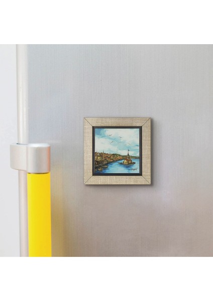 Kız Kulesi Baskılı Mdf MAGNETKRT-019BUZDOLABI Süsü modelleri