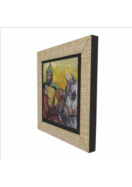 Selahaddin Eyyubi Tasviri Baskılı Mdf MAGNETKRG-086BUZDOLABI Süsü indirimleri