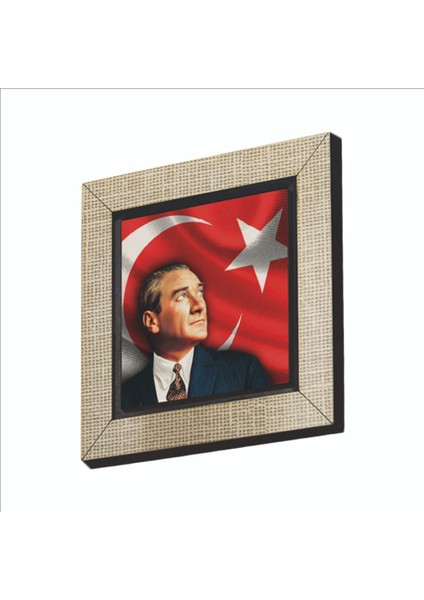 Atatürk Baskılı Mdf MAGNETKRT-100BUZDOLABI Süsü
