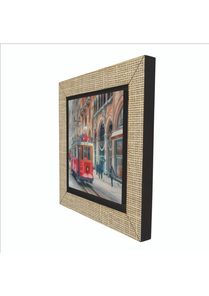 Nostaljik Tramvay Baskılı Mdf MAGNETKRT-046BUZDOLABI Süsü indirimleri