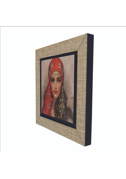 Anadolu Kadını Çizimi Baskılı Mdf MAGNETKRT-112BUZDOLABI Süsü indirimleri