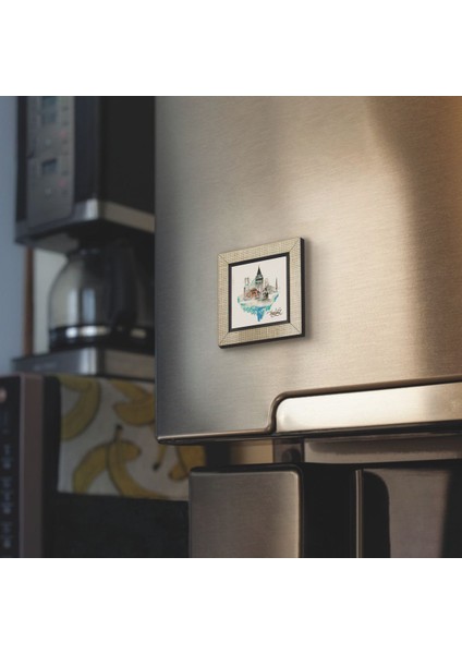 Istanbul Sembolik Yerler Baskılı Mdf MAGNETKRT-029BUZDOLABI Süsü fiyatları