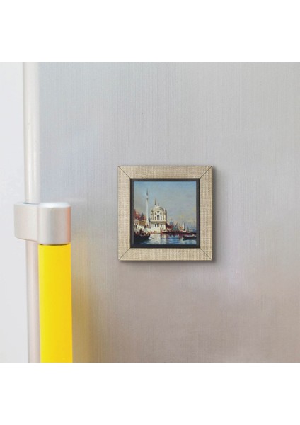 Ortaköy Camii A. P. Bogolyubov, 1860’LAR Baskılı Mdf MAGNETKRT-038BUZDOLABI Süsü modelleri