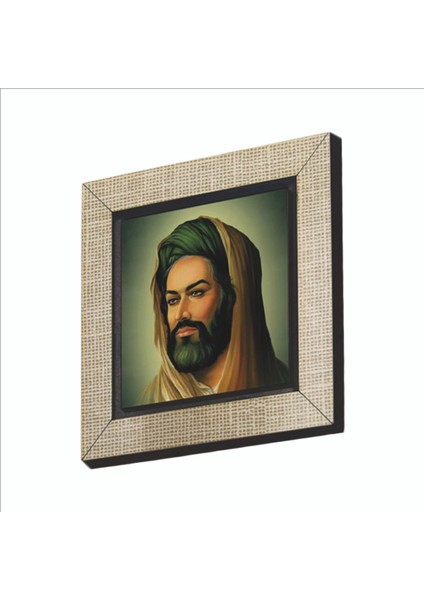 Hz. Hüseyin Tasviri Baskılı Mdf MAGNETKRG-082BUZDOLABI Süsü