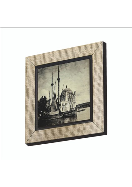 Ortaköy Camii Fotoğraf, 1920’LER Baskılı Mdf MAGNETKRT-037BUZDOLABI Süsü