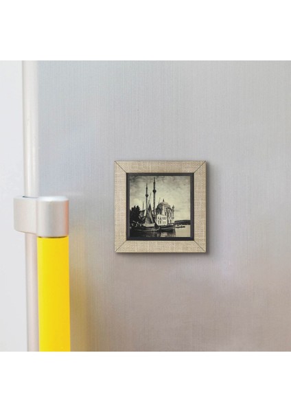 Ortaköy Camii Fotoğraf, 1920’LER Baskılı Mdf MAGNETKRT-037BUZDOLABI Süsü modelleri