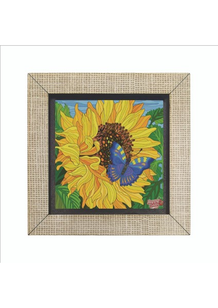 Kelebek Baskılı Mdf MAGNETKRG-154BUZDOLABI Süsü fırsatları