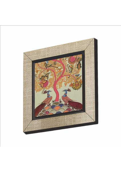 Tavus Kuşları Baskılı Mdf MAGNETKRG-161BUZDOLABI Süsü