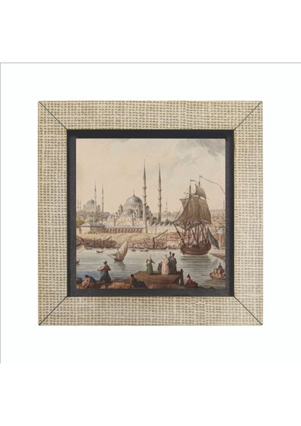 Eminönü Yeni Camii Çizim, Osmanlı Dönemi Baskılı Mdf MAGNETKRT-040BUZDOLABI Süsü fırsatları