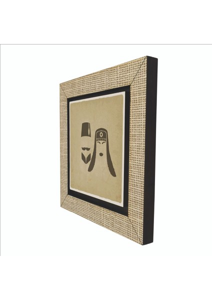 Osmanlı Kadın & Erkek Ikon Baskılı Mdf MAGNETKRT-108BUZDOLABI Süsü indirimleri