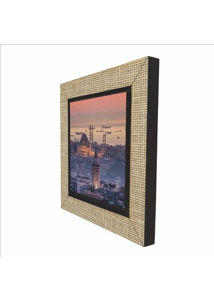 Galata Kulesi + Süleymaniye Camii Baskılı Mdf MAGNETKRT-024BUZDOLABI Süsü indirimleri