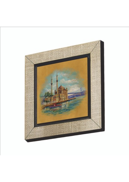Ortaköy Camii Baskılı Mdf MAGNETKRT-036BUZDOLABI Süsü