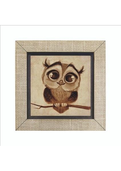 Baykuş Baskılı Mdf MAGNETKRG-163BUZDOLABI Süsü fırsatları