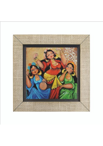 Dans Eden Oryantal Kadınlar Baskılı Mdf MAGNETKRG-145BUZDOLABI Süsü fırsatları