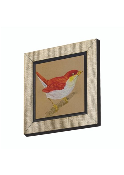 Kuş Baskılı Mdf MAGNETKRG-157BUZDOLABI Süsü