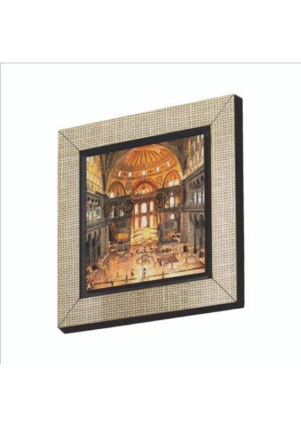 Ayasofya Camii Içi Baskılı Mdf MAGNETKRT-009BUZDOLABI Süsü