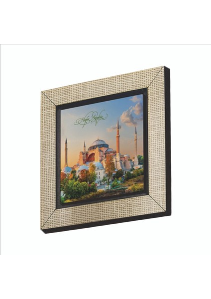 Ayasofya Baskılı Mdf MAGNETKRT-001BUZDOLABI Süsü