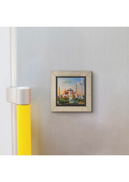 Ayasofya Baskılı Mdf MAGNETKRT-001BUZDOLABI Süsü modelleri