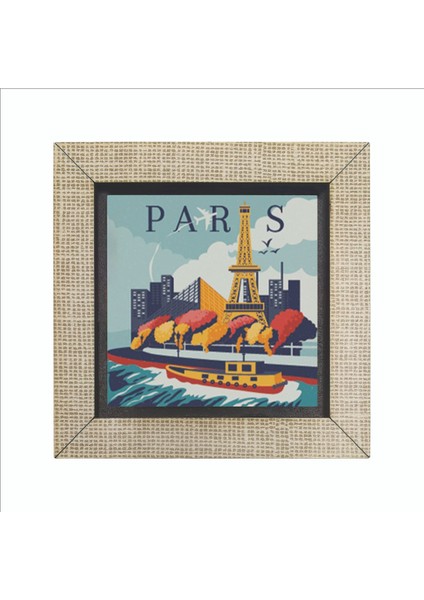 Paris Baskılı Mdf MAGNETKRG-002BUZDOLABI Süsü fırsatları