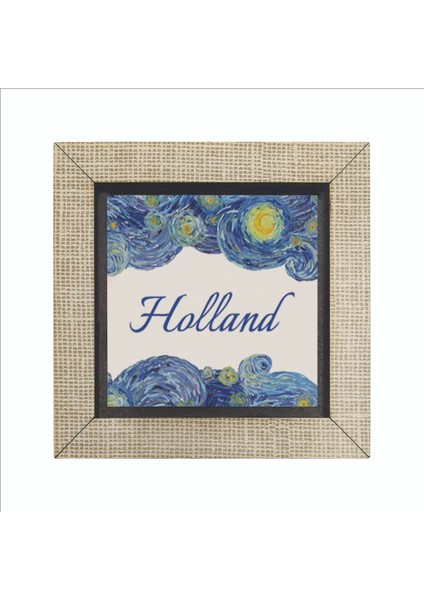 Hollanda Görseli Baskılı Mdf MAGNETKRG-020BUZDOLABI Süsü fırsatları