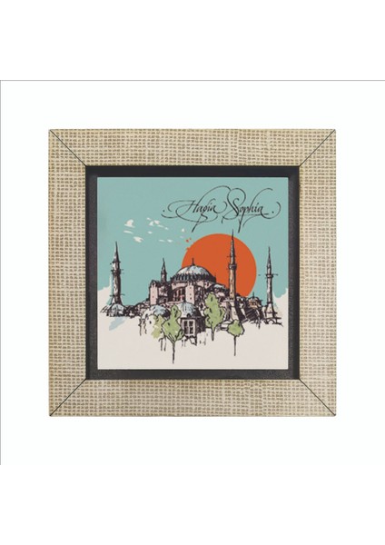 Ayasofya Camii Baskılı Mdf MAGNETKRT-004BUZDOLABI Süsü fırsatları